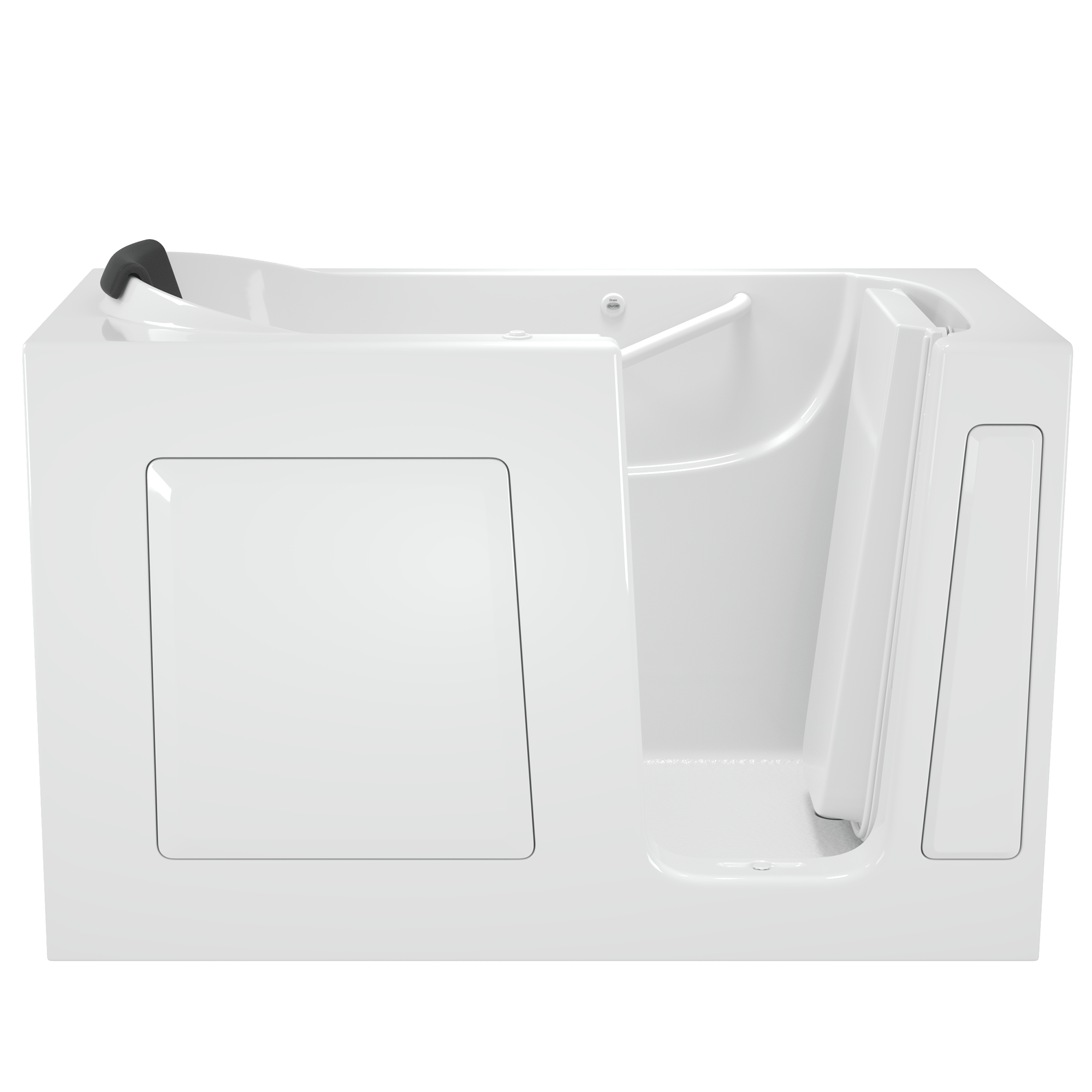 Gelcoat Premium Series 30 x 60  Inch Walk in Tub With Whirlpool System   Right Hand Drain WIB WHITE